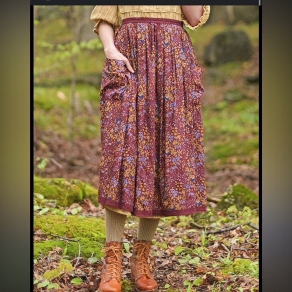 April Cornell Ditsytulip ladies half penny / one size